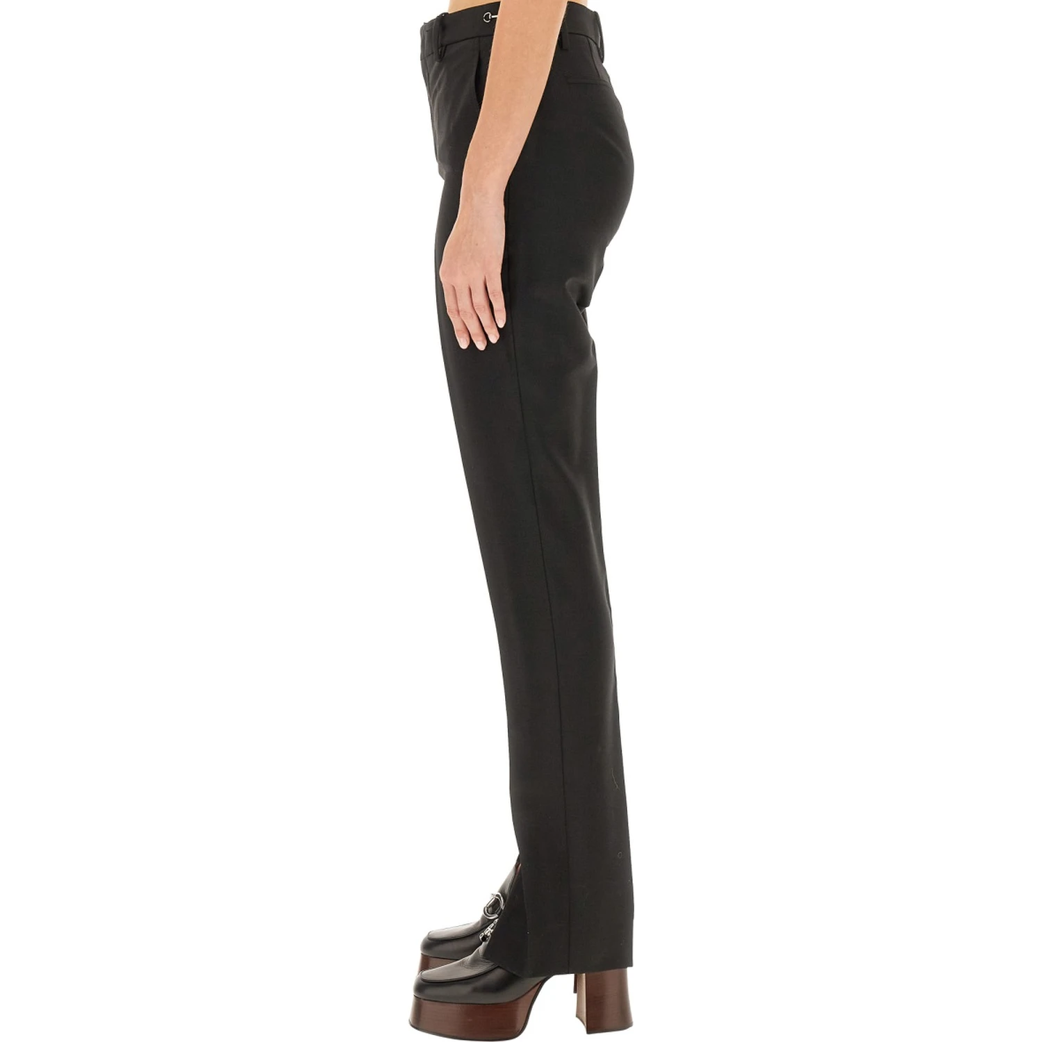 PANTS WITH CLAMP