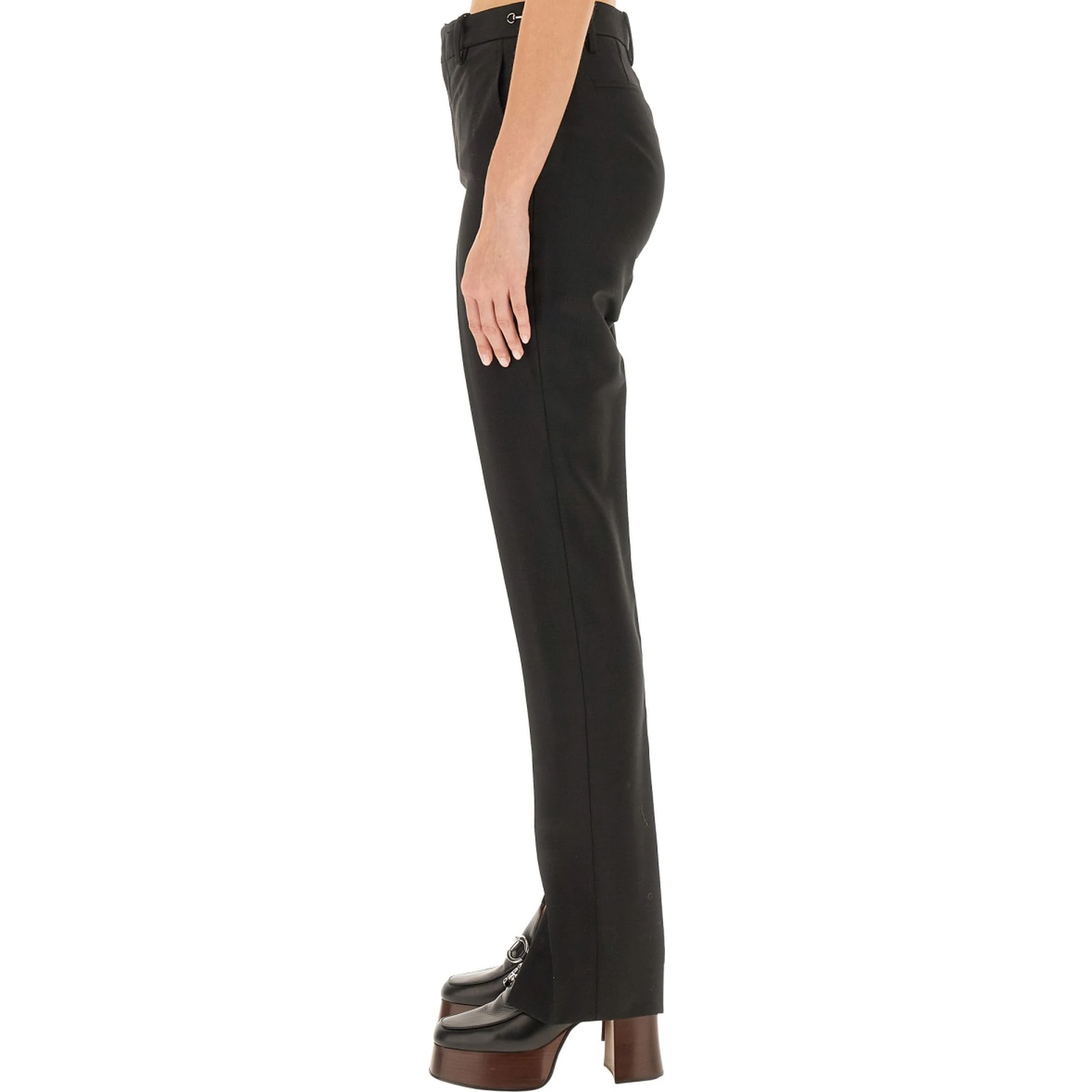 PANTS WITH CLAMP