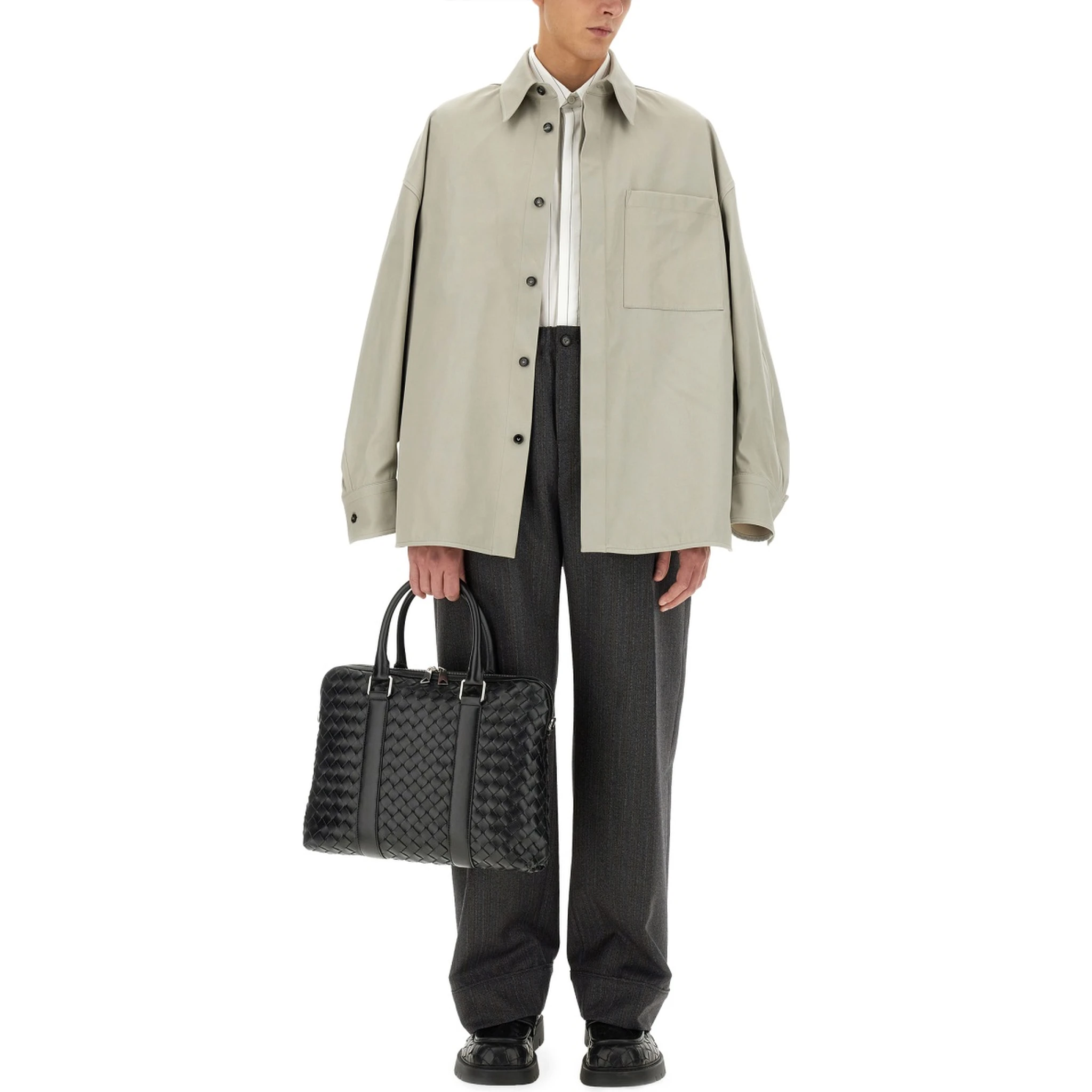 COTTON TWILL OVER SHIRT