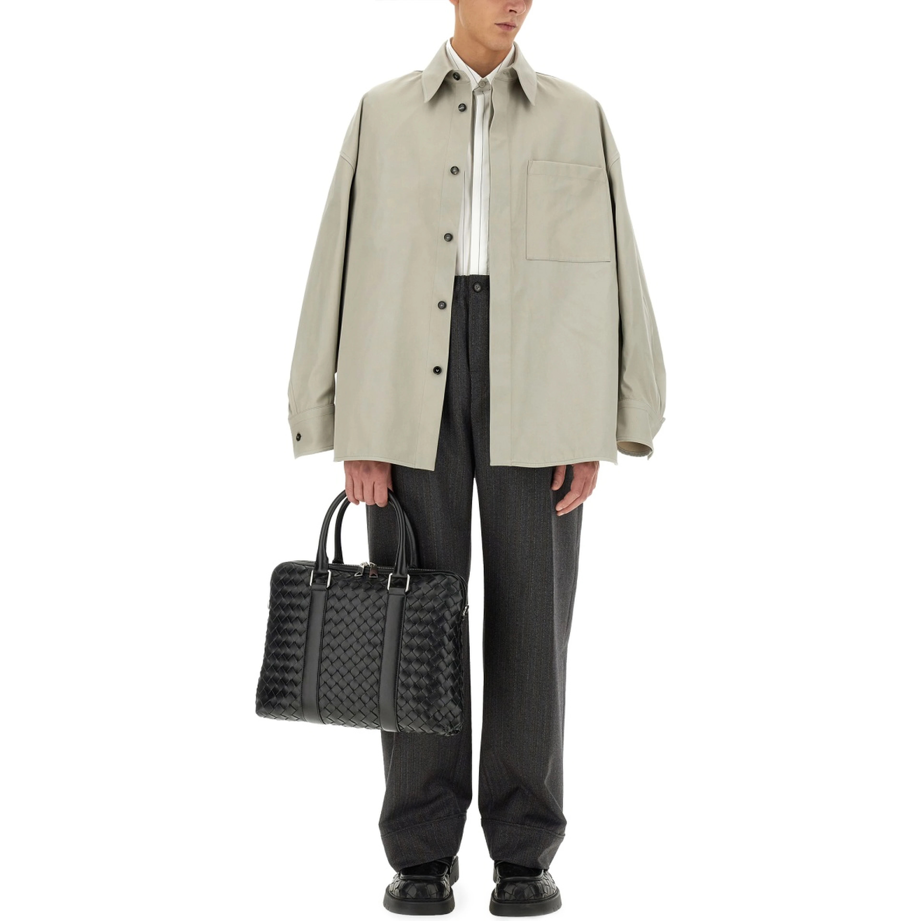 COTTON TWILL OVER SHIRT