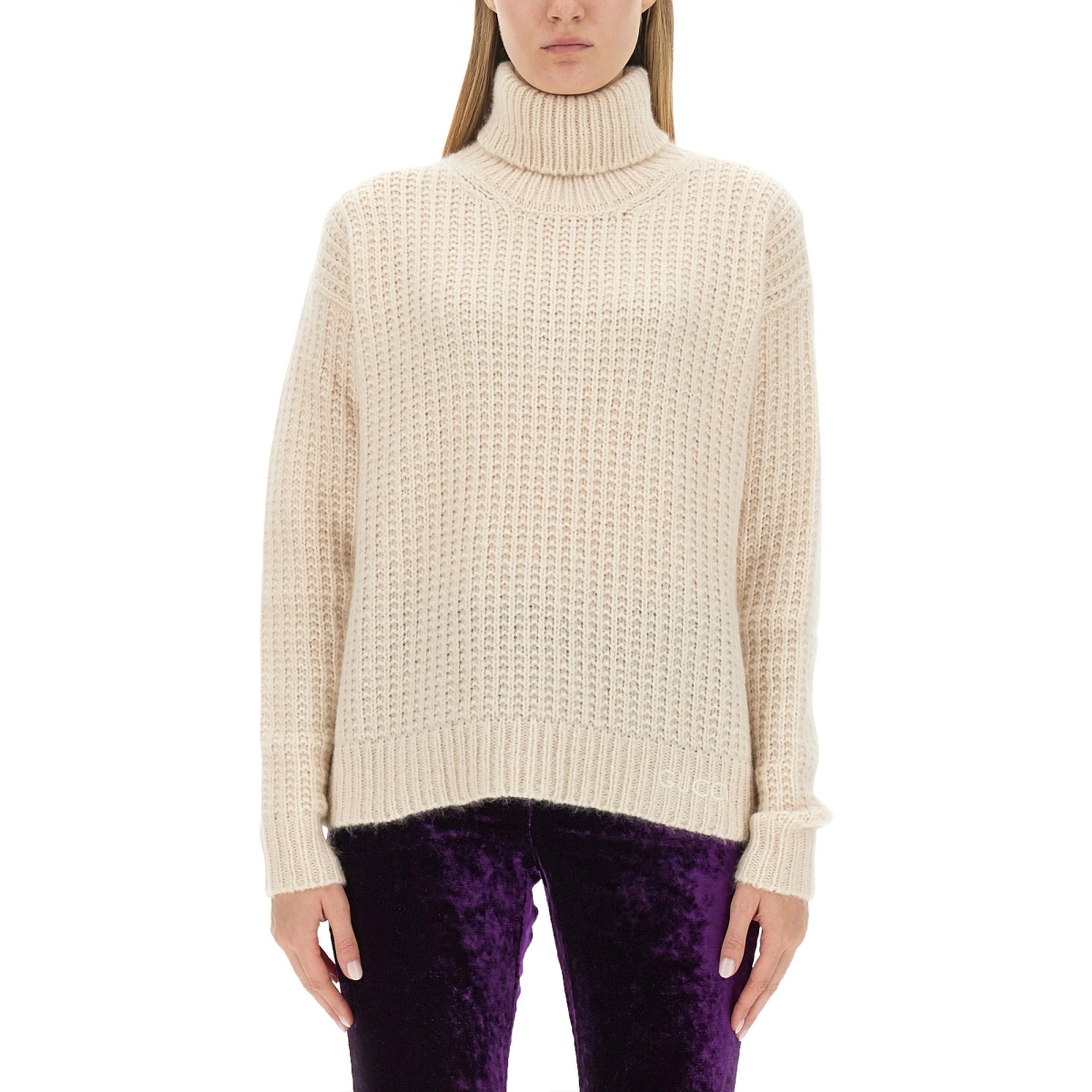 SILK AND CASHMERE TURTLENECK SWEATER