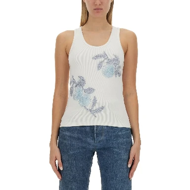 EMBROIDERED COTTON TOP