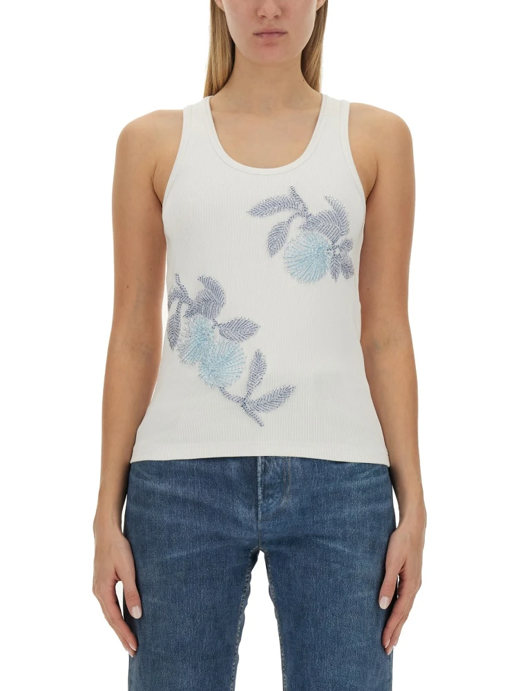 EMBROIDERED COTTON TOP