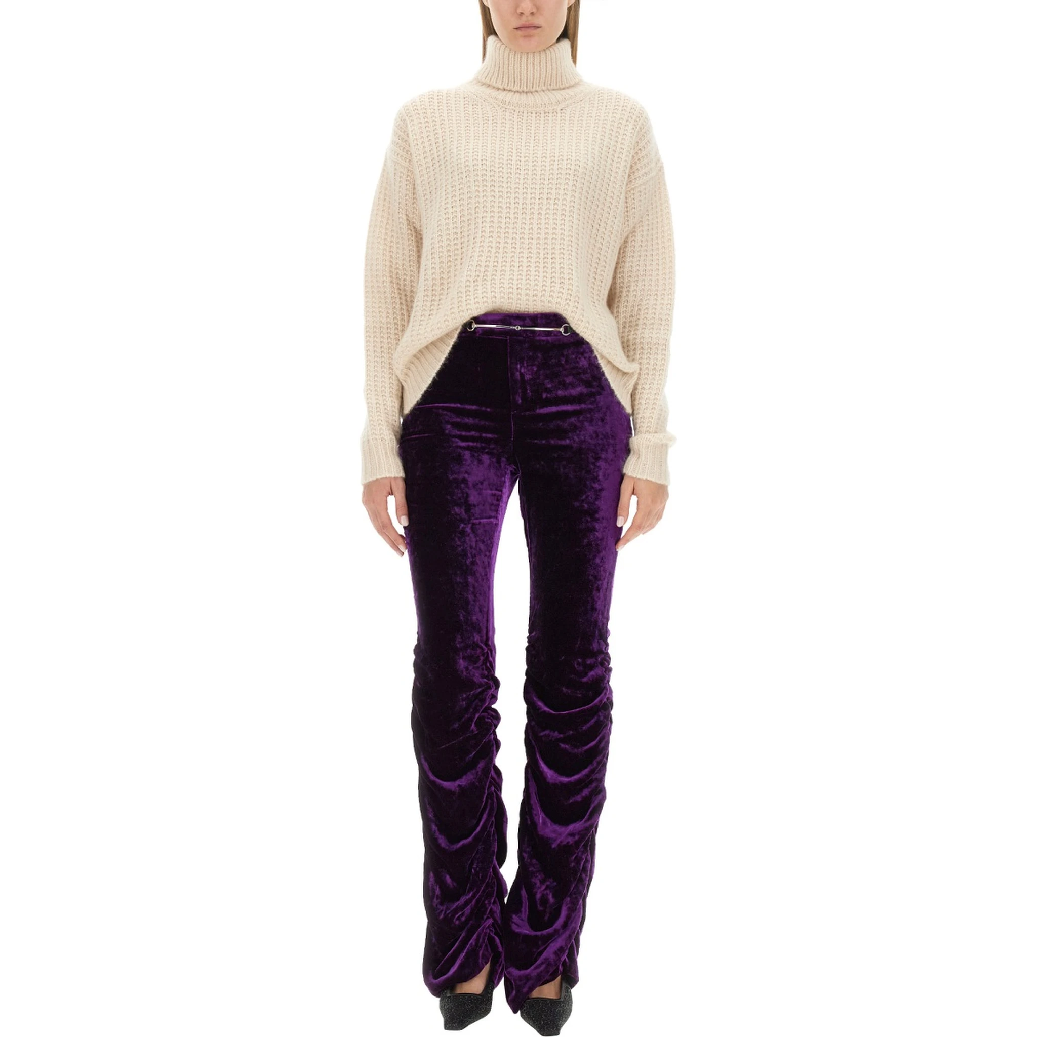 SILK AND CASHMERE TURTLENECK SWEATER