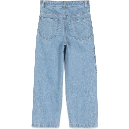 wide denim pants