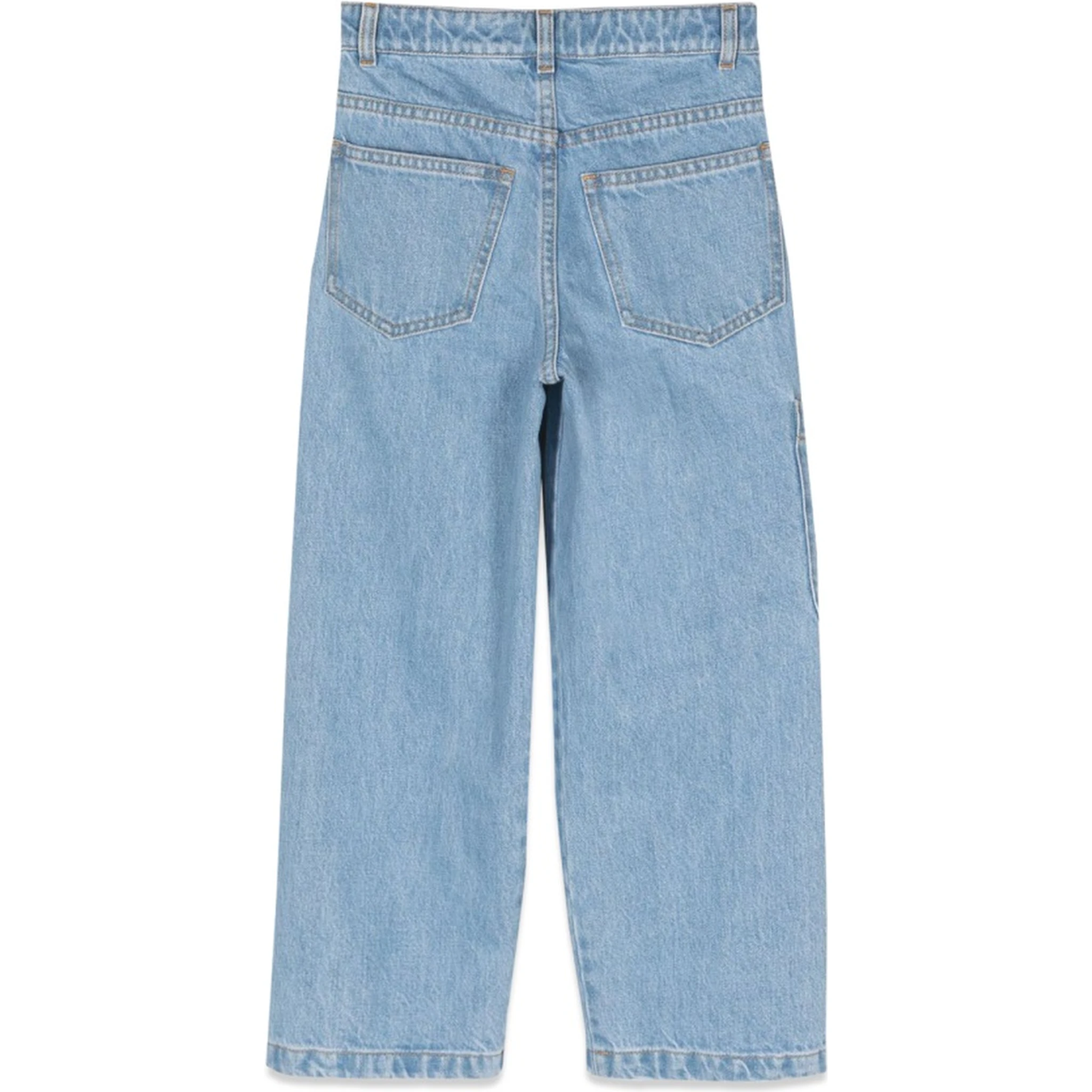 wide denim pants