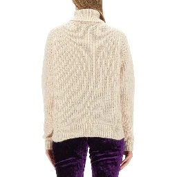 SILK AND CASHMERE TURTLENECK SWEATER