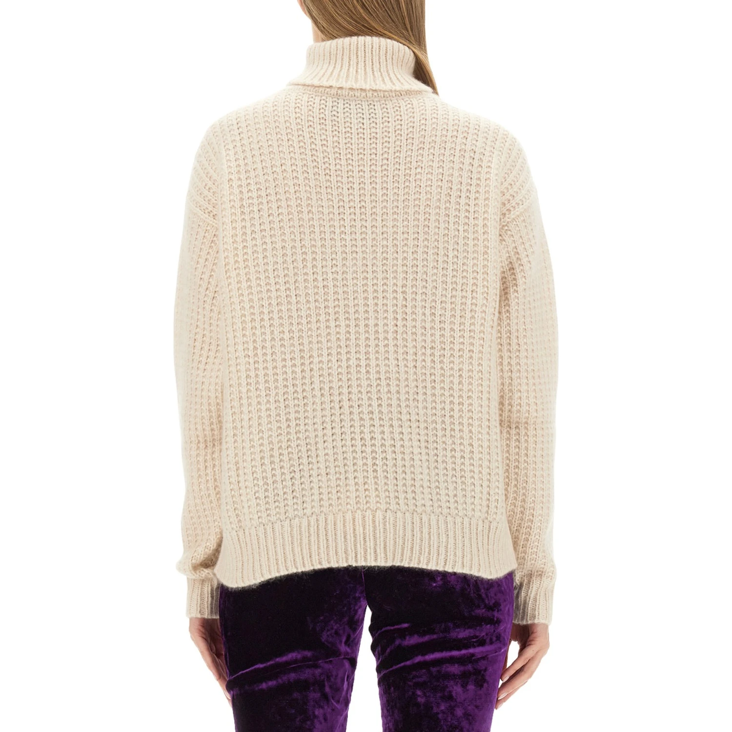 SILK AND CASHMERE TURTLENECK SWEATER