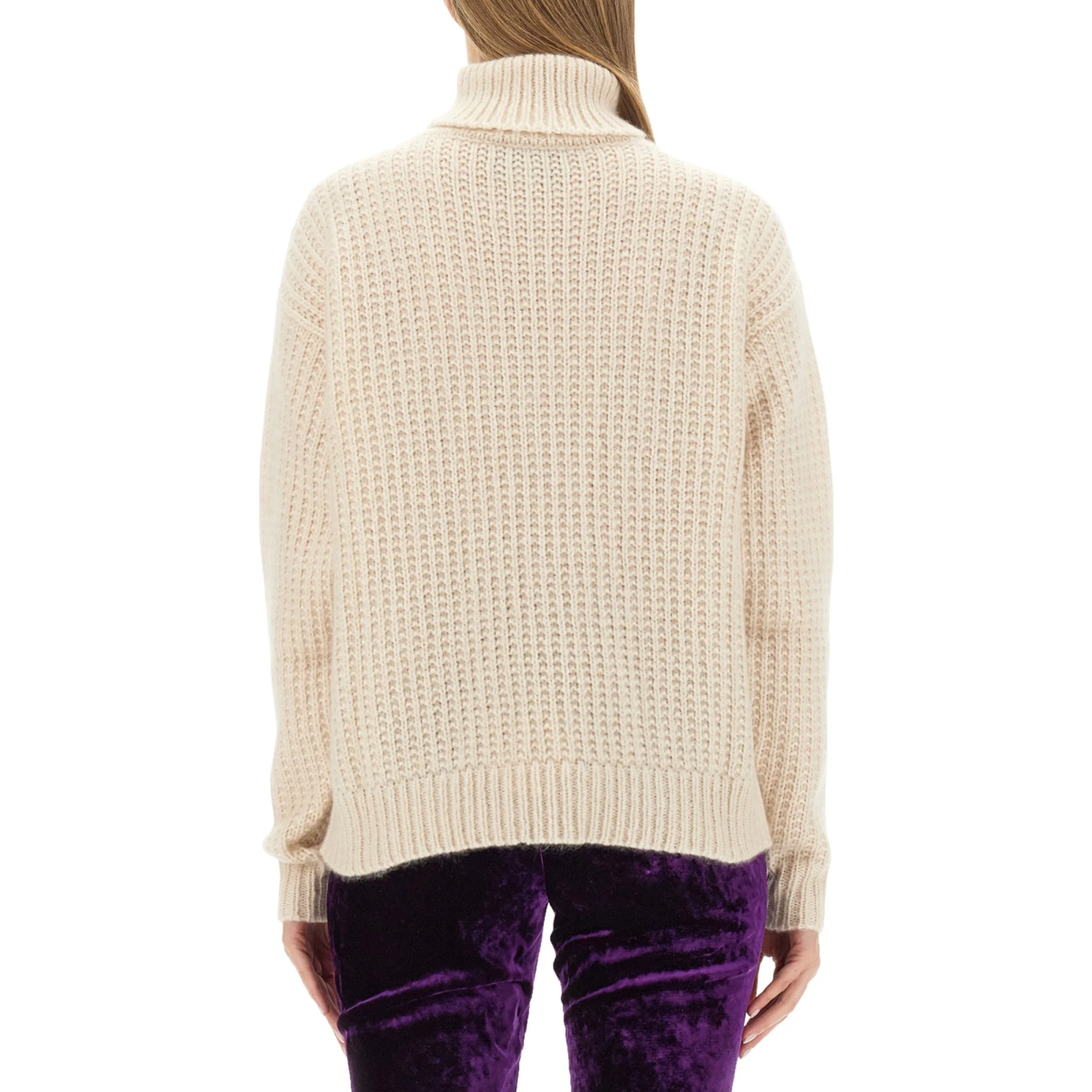 SILK AND CASHMERE TURTLENECK SWEATER