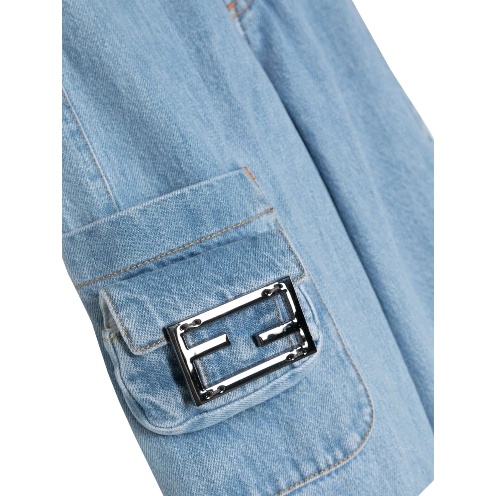 wide denim pants