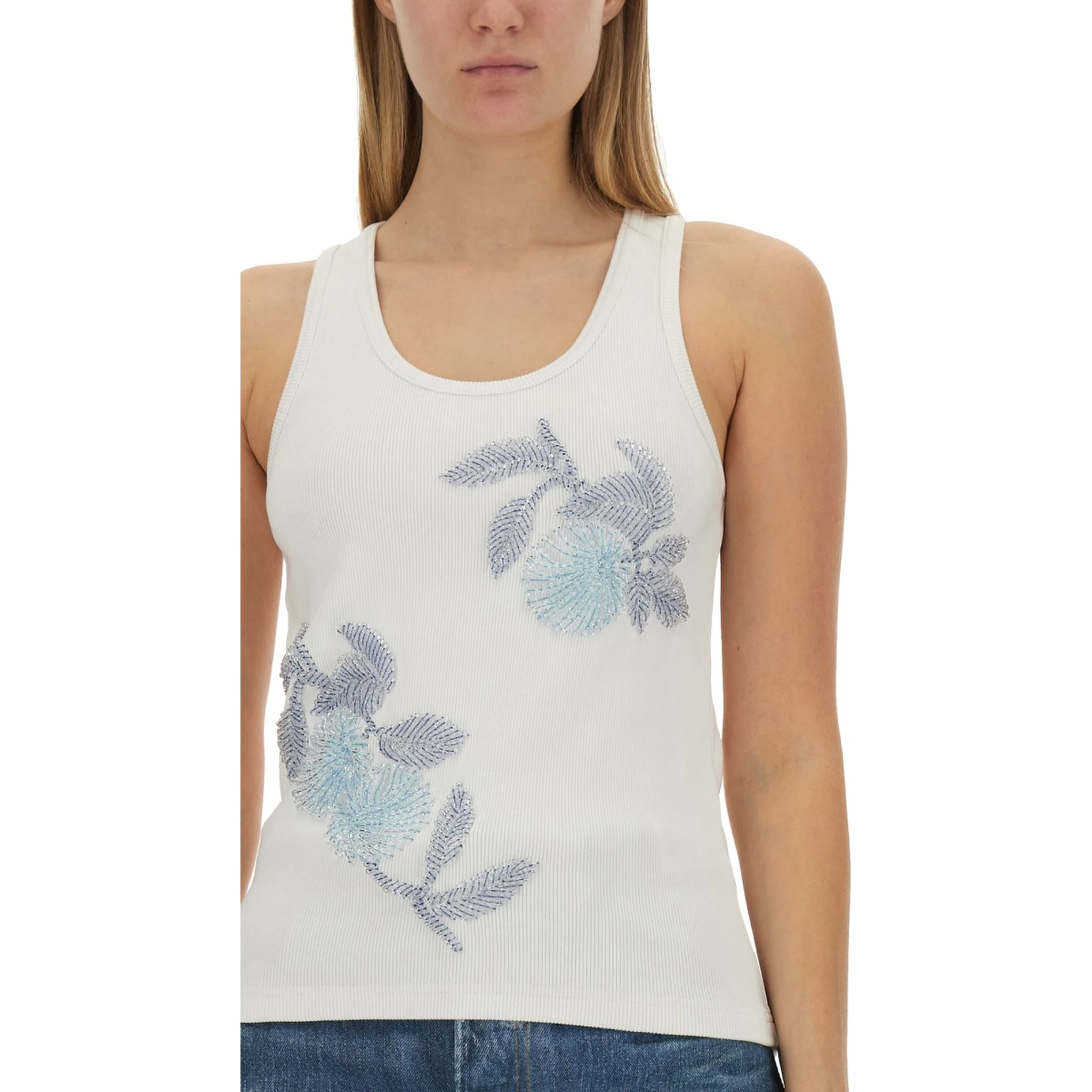 EMBROIDERED COTTON TOP