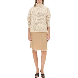 SILK CHIFFON SKIRT