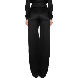SATIN FLARED PANTS