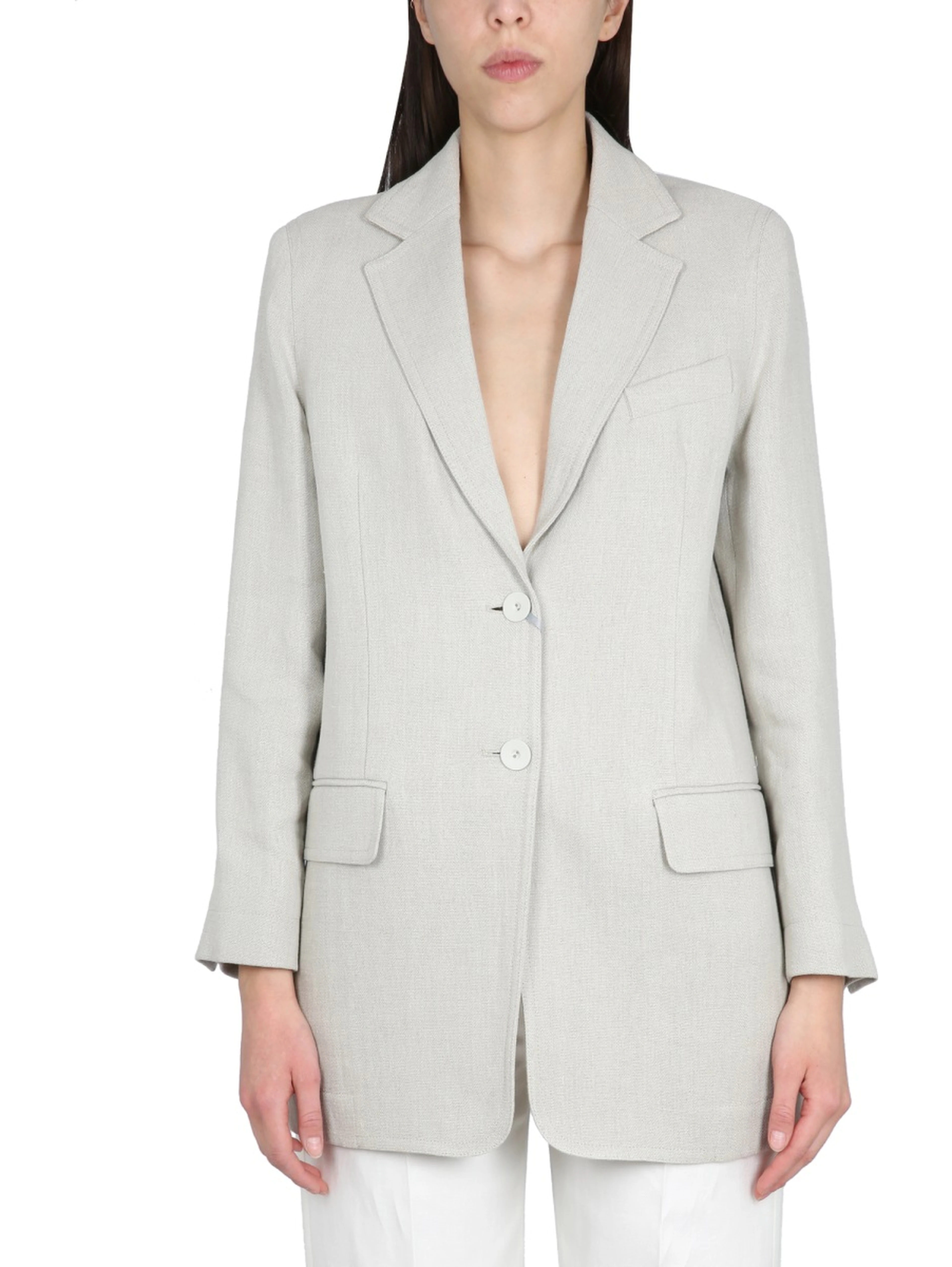 COTTON CRêPE JACKET.