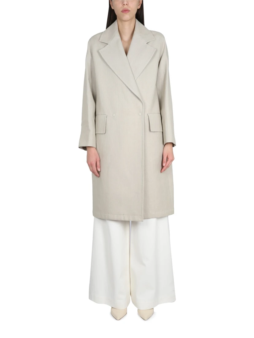 LINEN AND JERSEY DUSTER