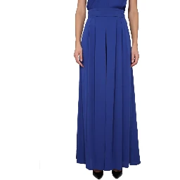 WIDE SILK TUXEDO PANTS