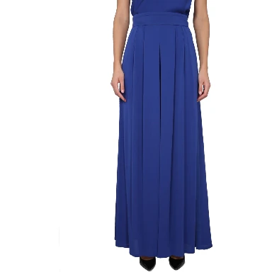 WIDE SILK TUXEDO PANTS