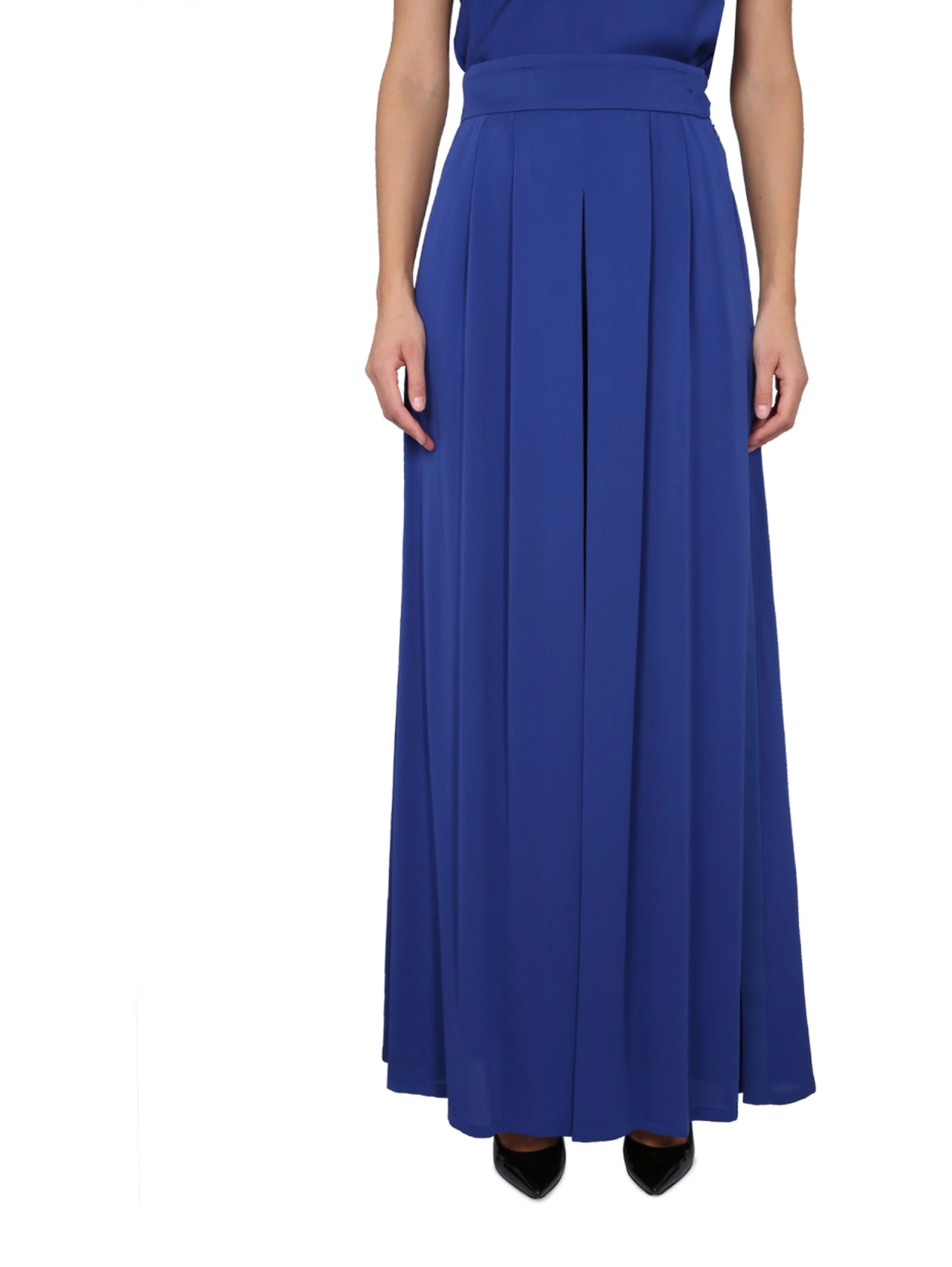 WIDE SILK TUXEDO PANTS