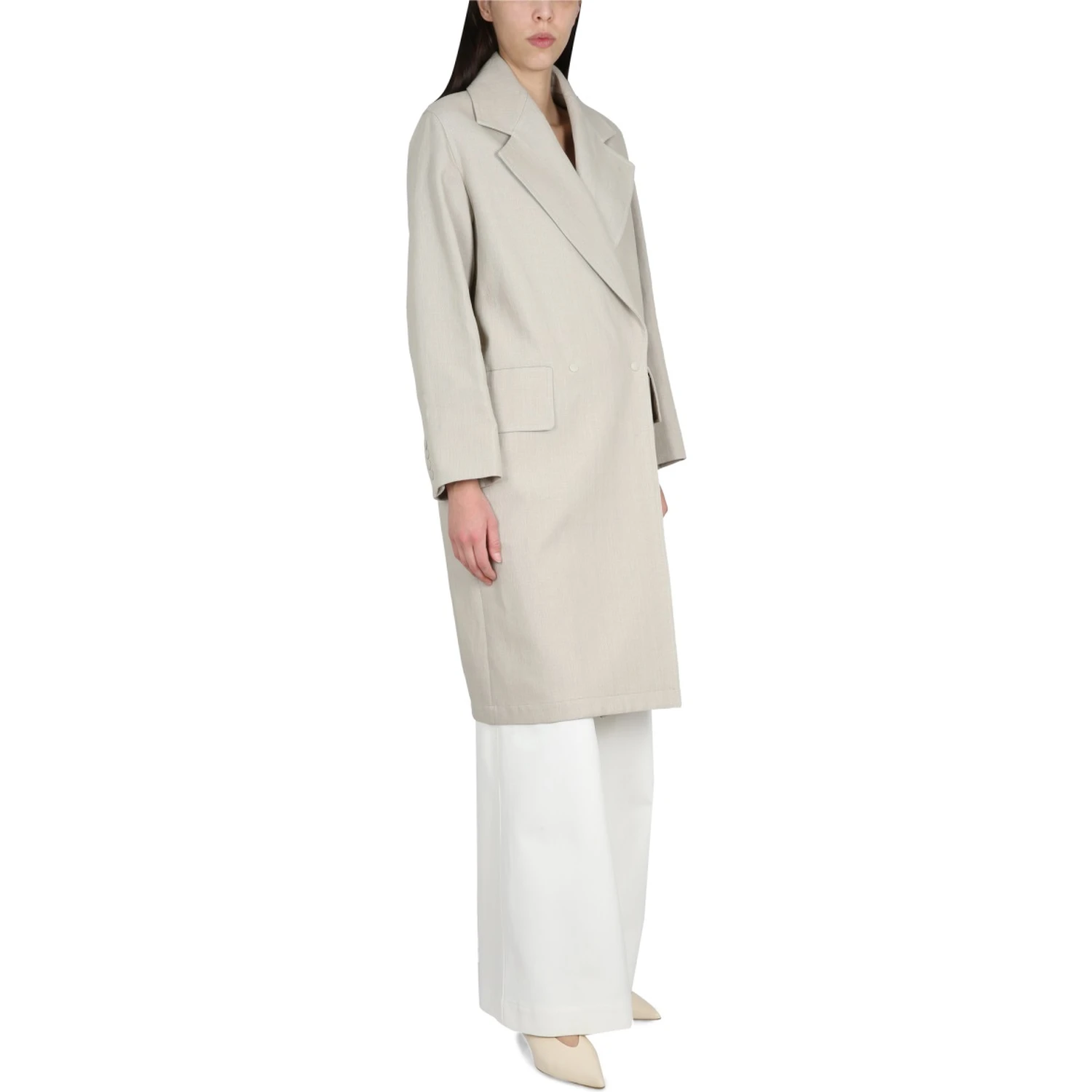 LINEN AND JERSEY DUSTER