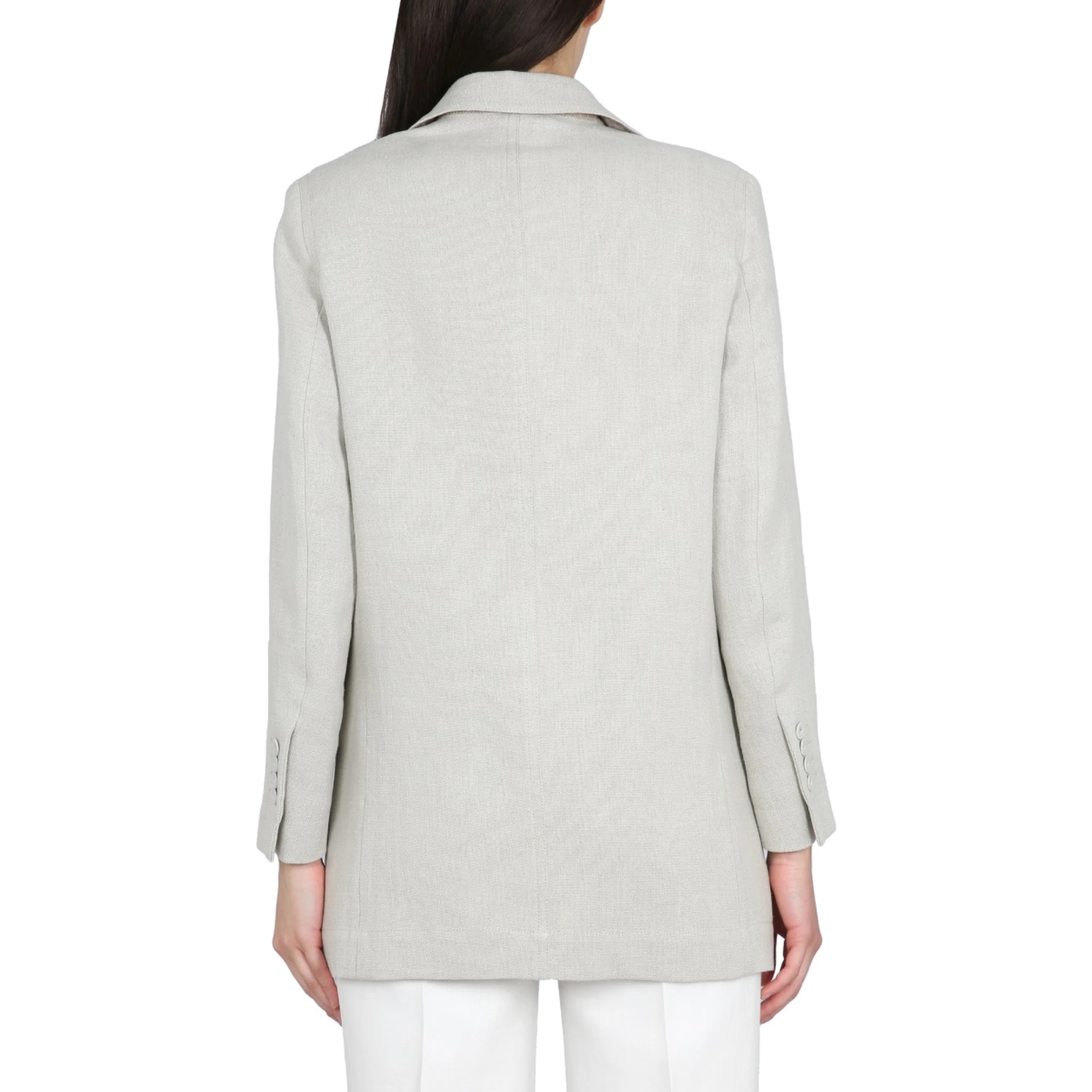 COTTON CRêPE JACKET.