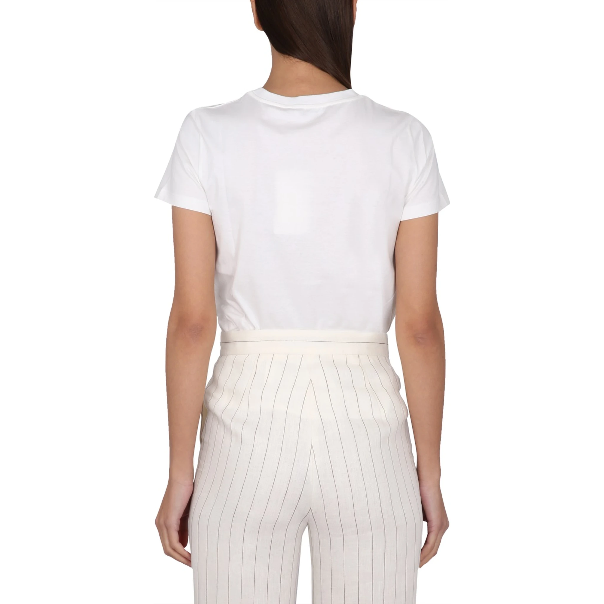 T-SHIRT WITH LOGO EMBROIDERY