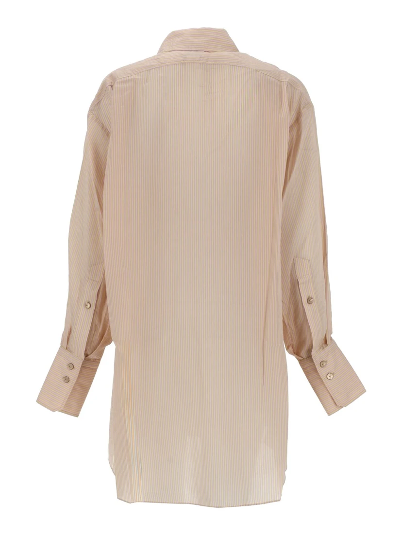 CAMICIA DA SPIAGGIA IN MISTO SETA