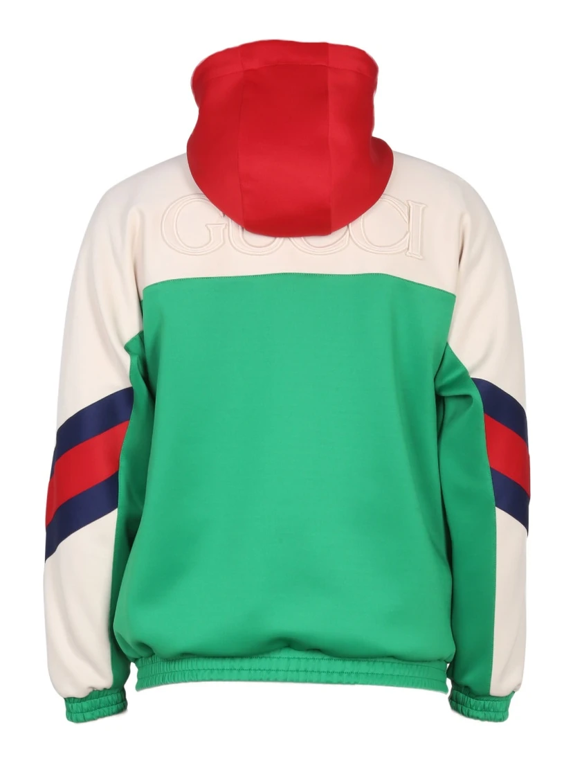 LIGHTWEIGHT NEOPRENE ZIPPERED JACKET