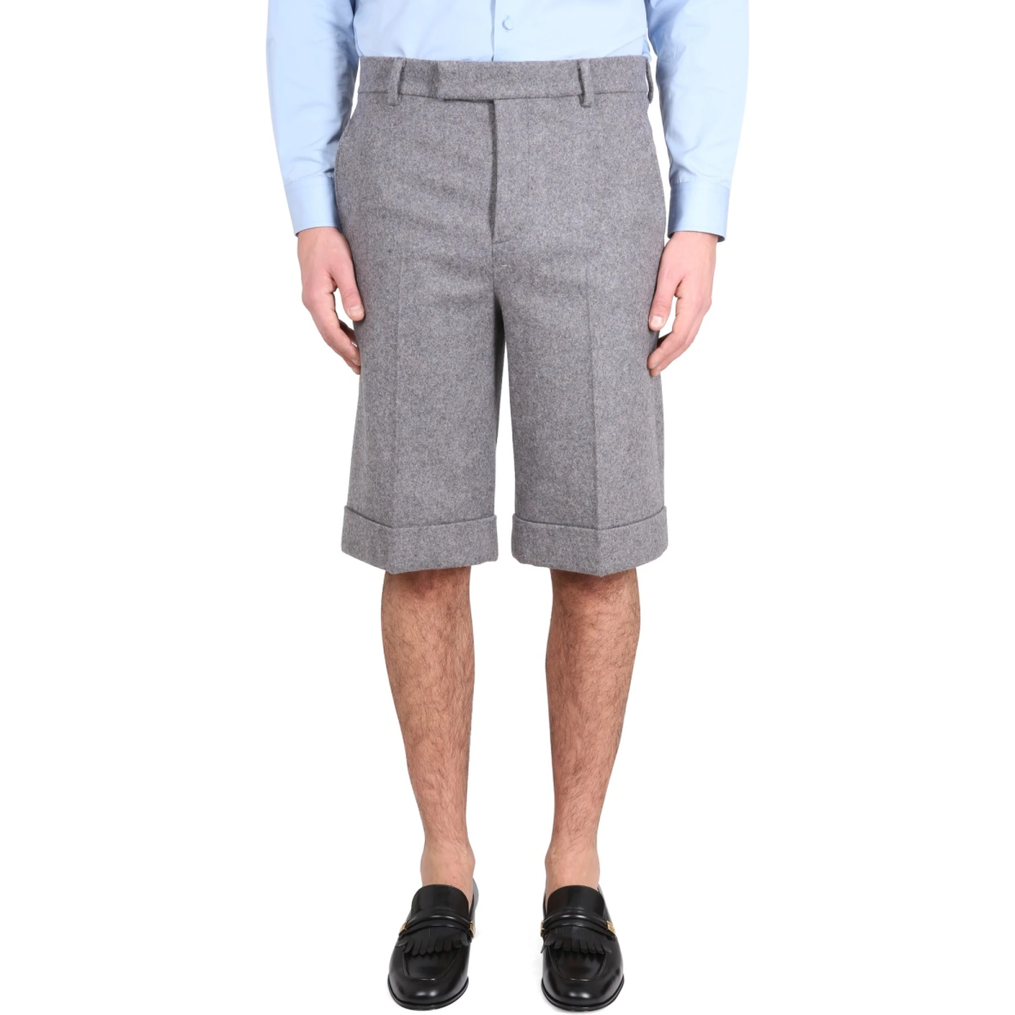 MELANGE CLOTH SHORTS
