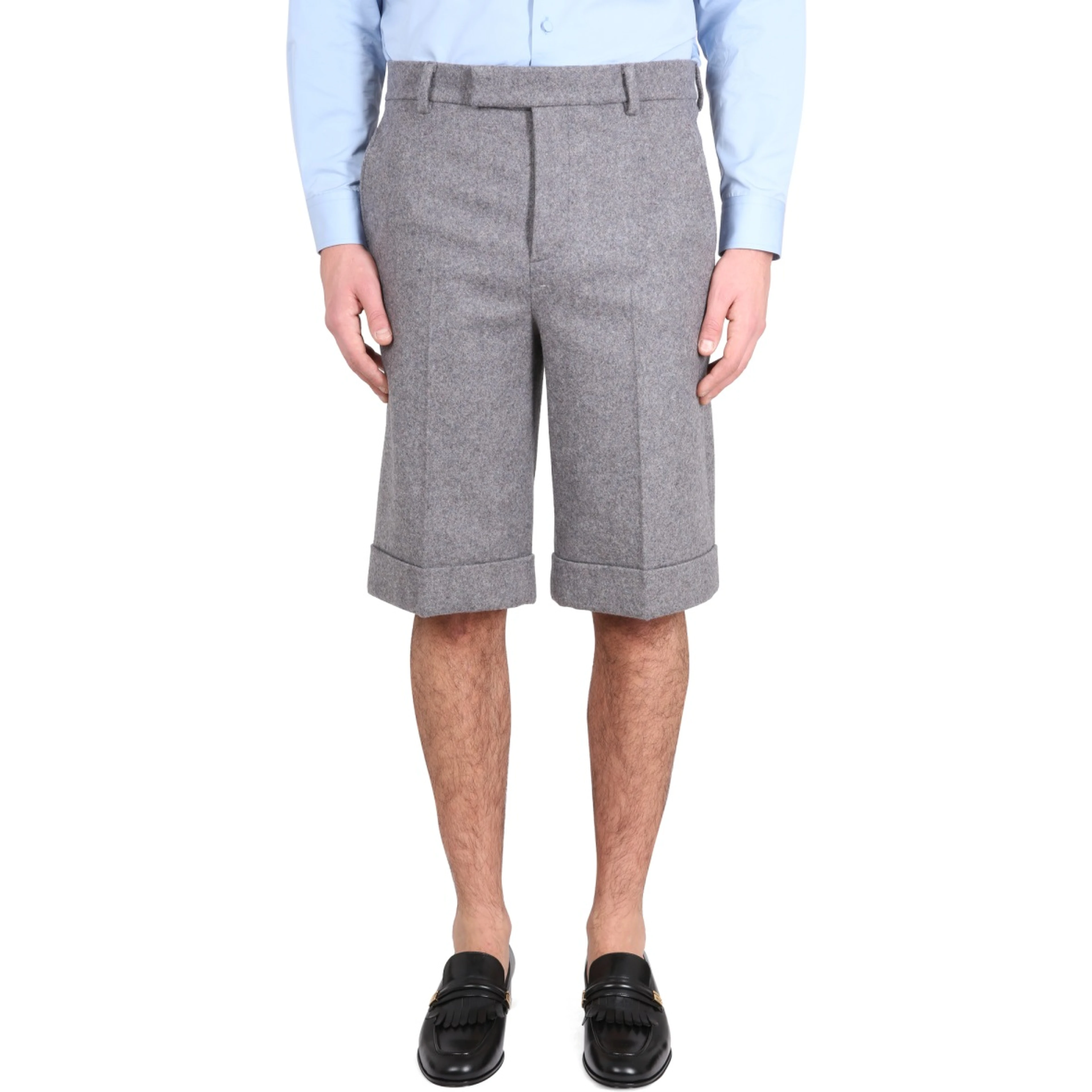 MELANGE CLOTH SHORTS