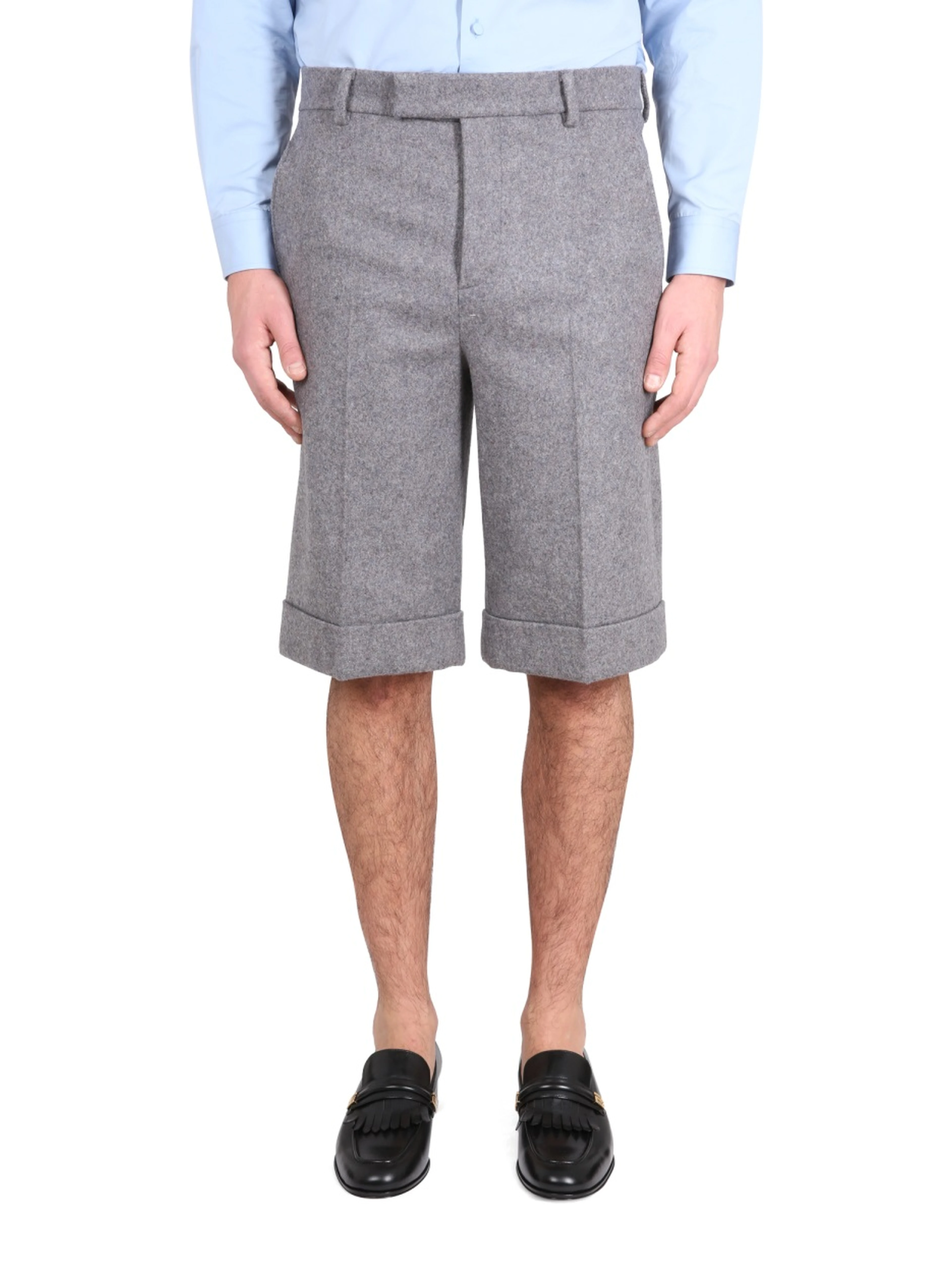 MELANGE CLOTH SHORTS