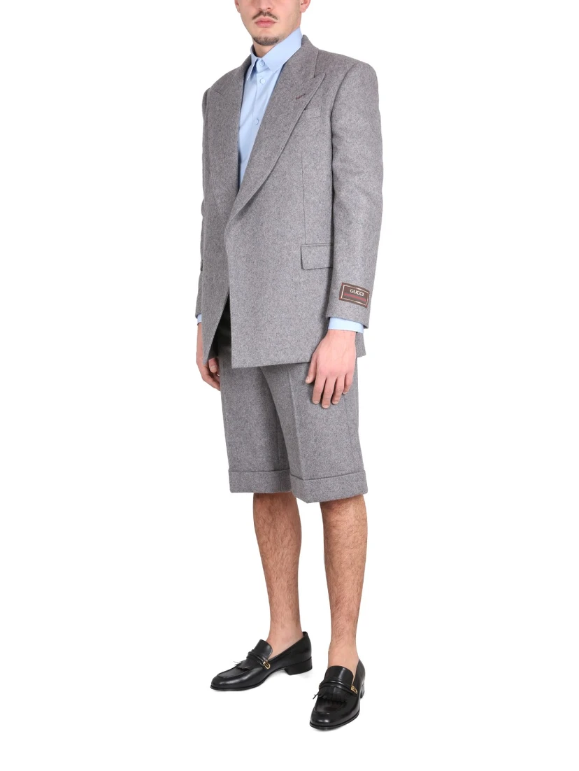 MELANGE CLOTH SHORTS