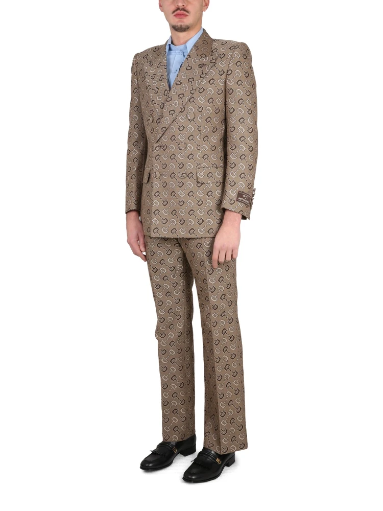MAXI CLAMP PATTERN COTTON JACKET alternative