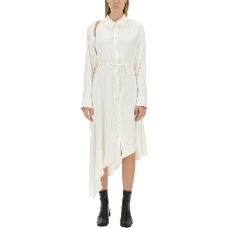 SATIN CHEMISIER DRESS