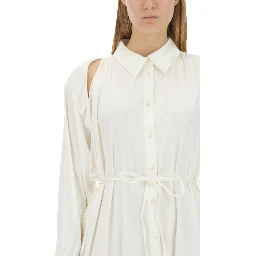 SATIN CHEMISIER DRESS
