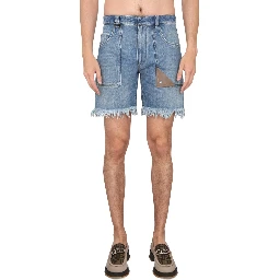 DENIM BERMUDA SHORTS