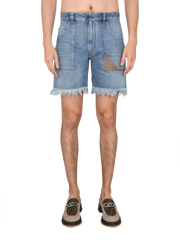 DENIM BERMUDA SHORTS
