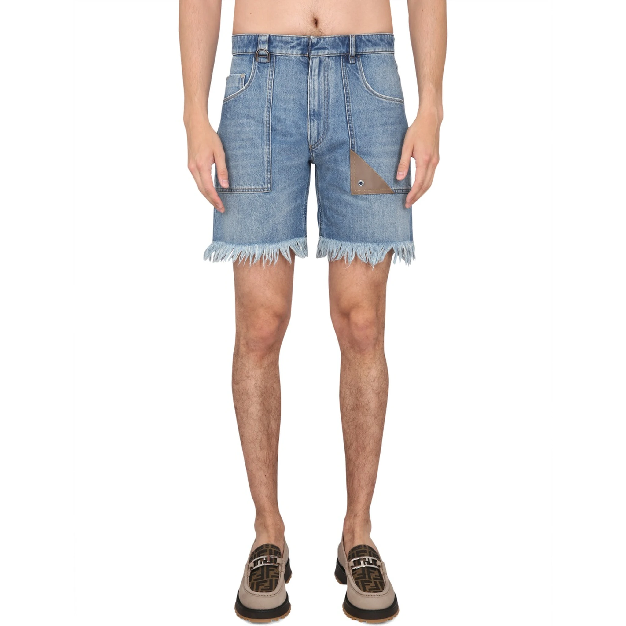 DENIM BERMUDA SHORTS