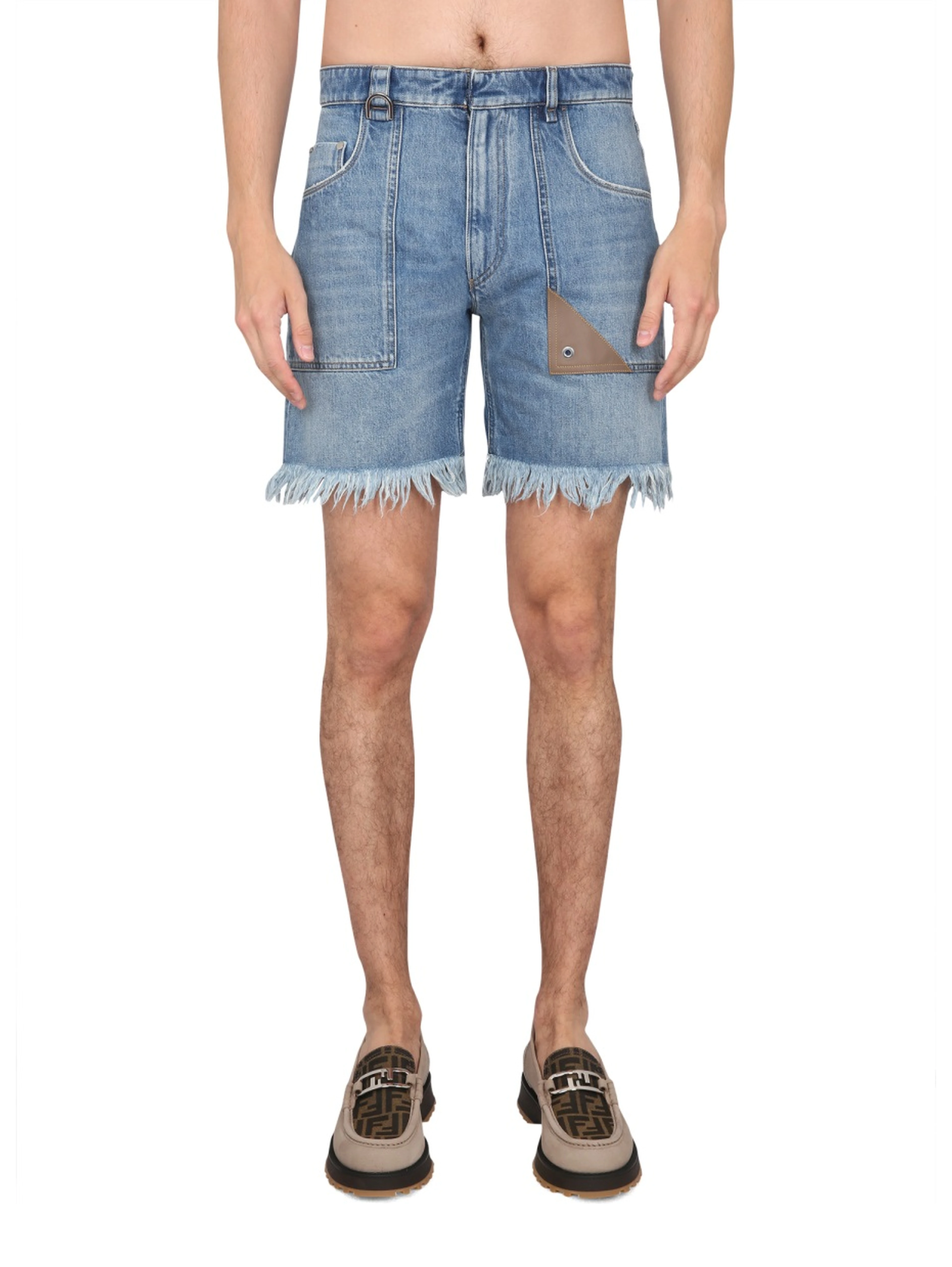 DENIM BERMUDA SHORTS