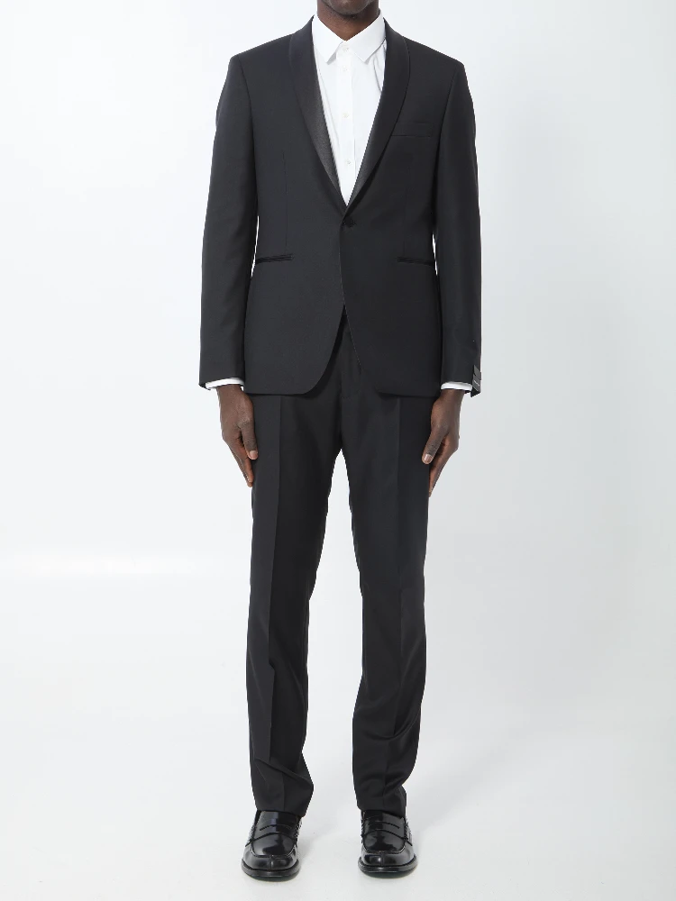 Super 110s virgin wool tuxedo