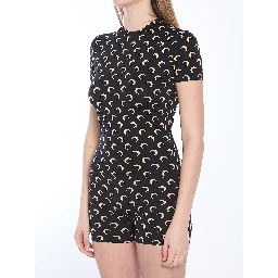 Moon jersey short-sleeve top