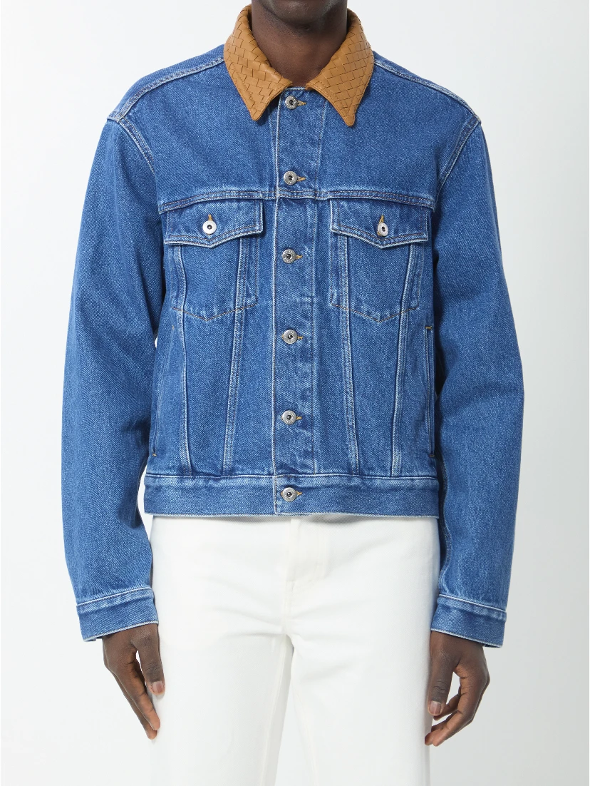 Medium indigo wash denim jacket