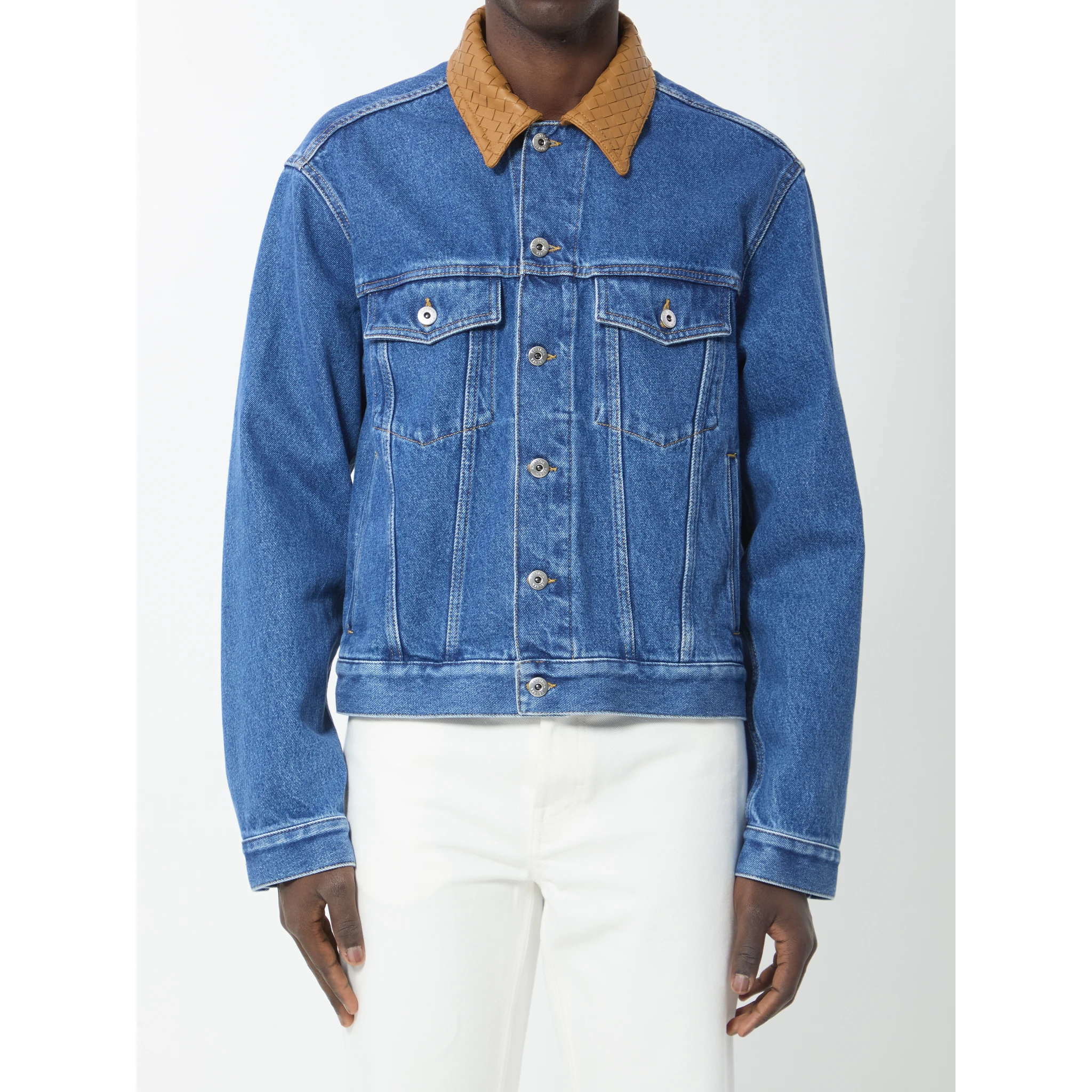 Medium indigo wash denim jacket