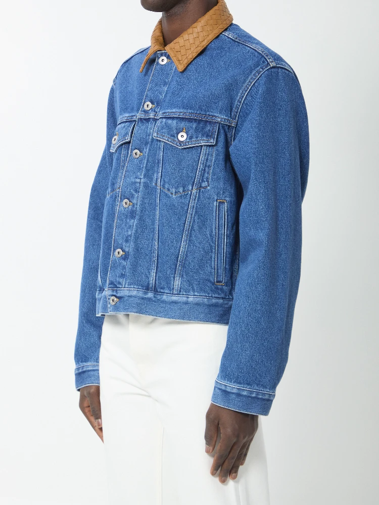 Medium indigo wash denim jacket alternative