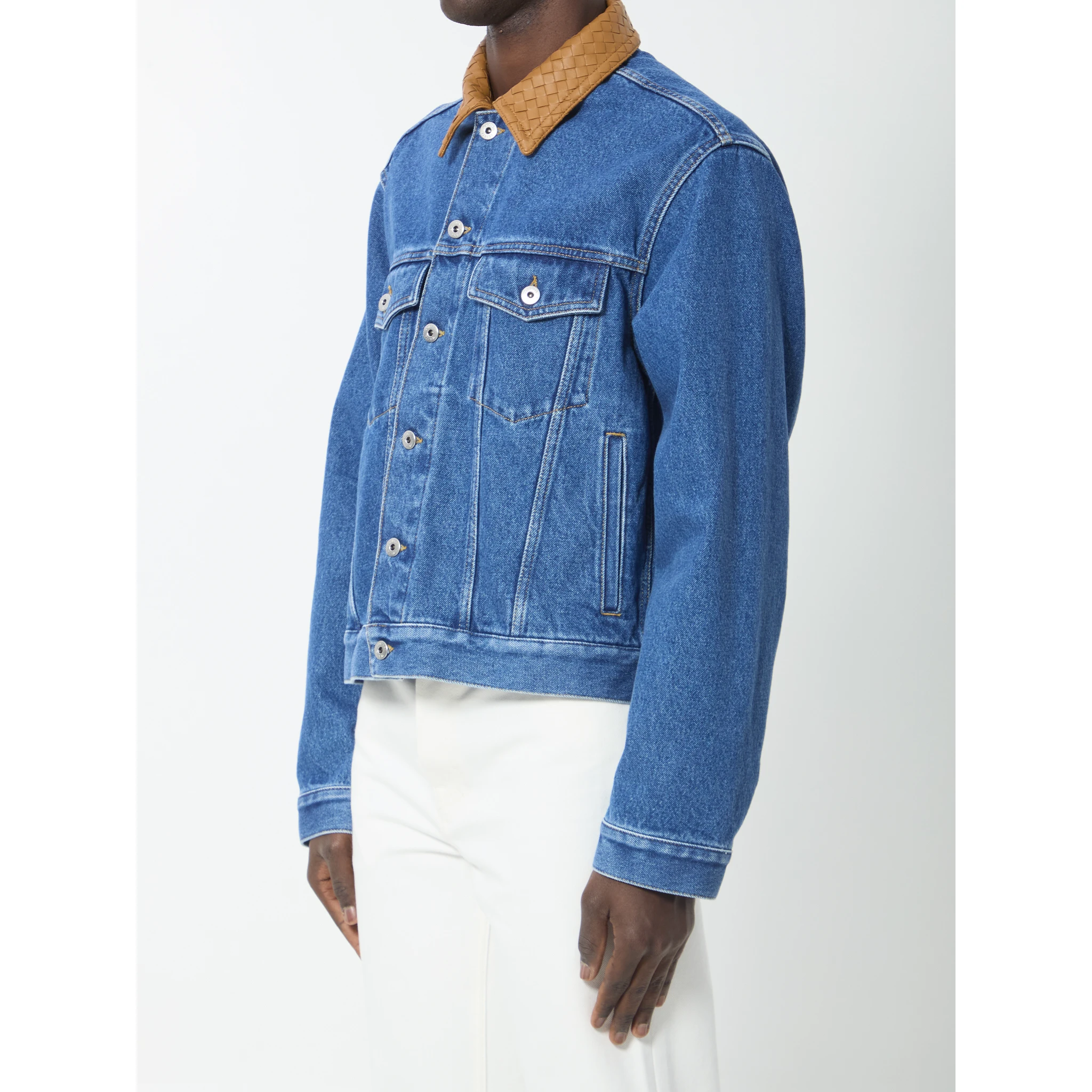 Medium indigo wash denim jacket