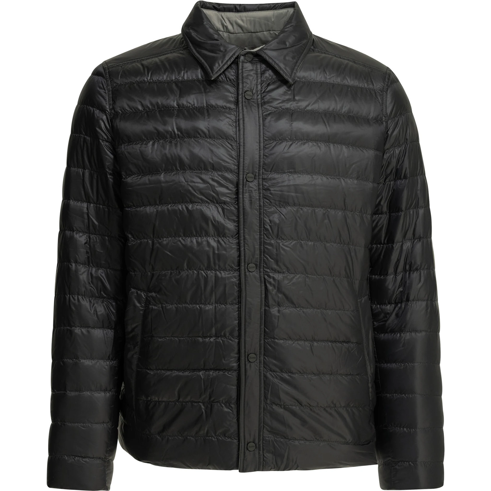 Reversible short down jacket