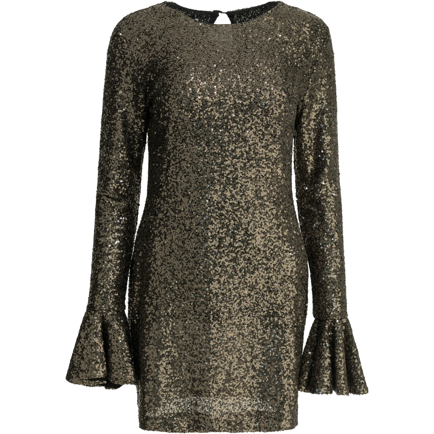 Short dress with sequins