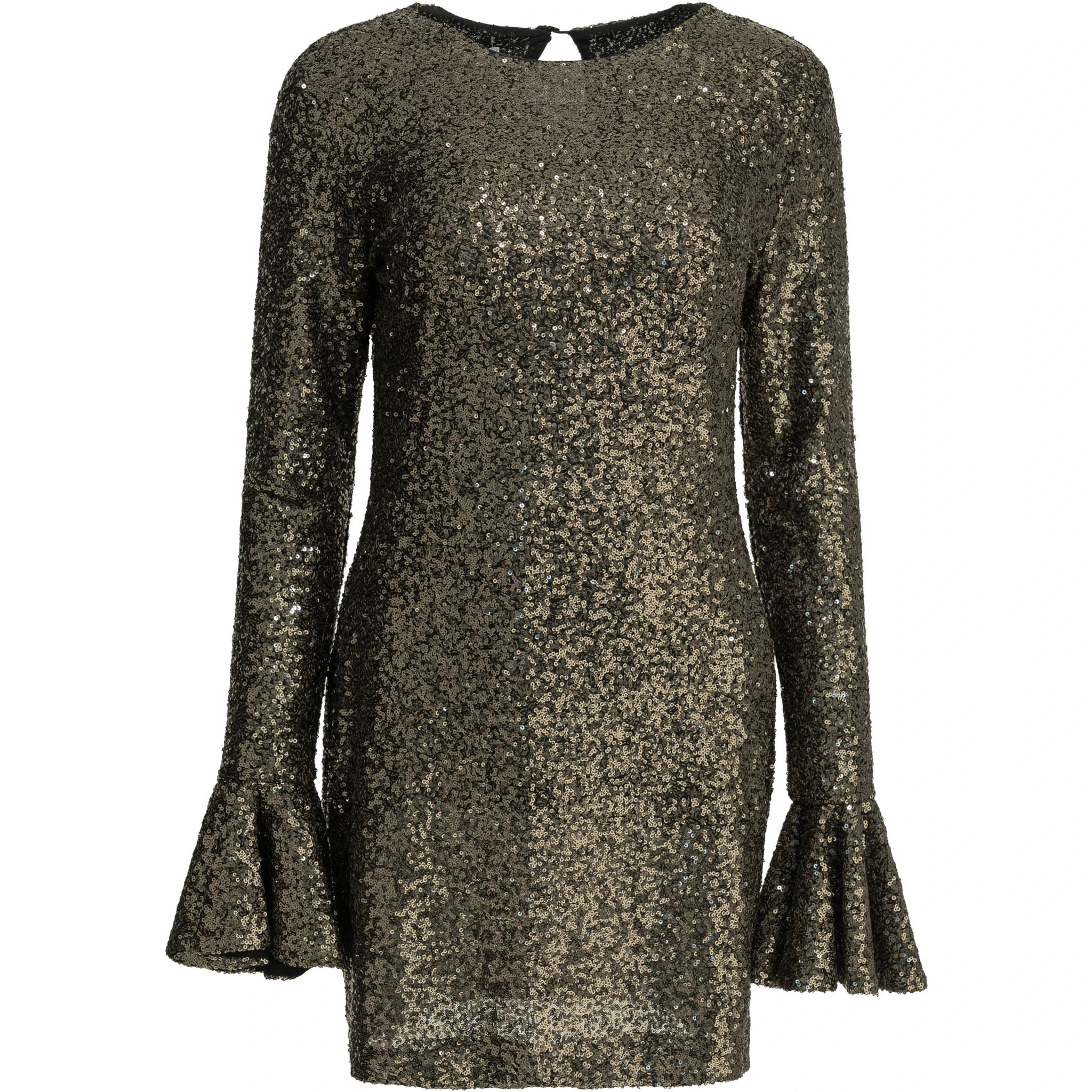 Short dress with sequins