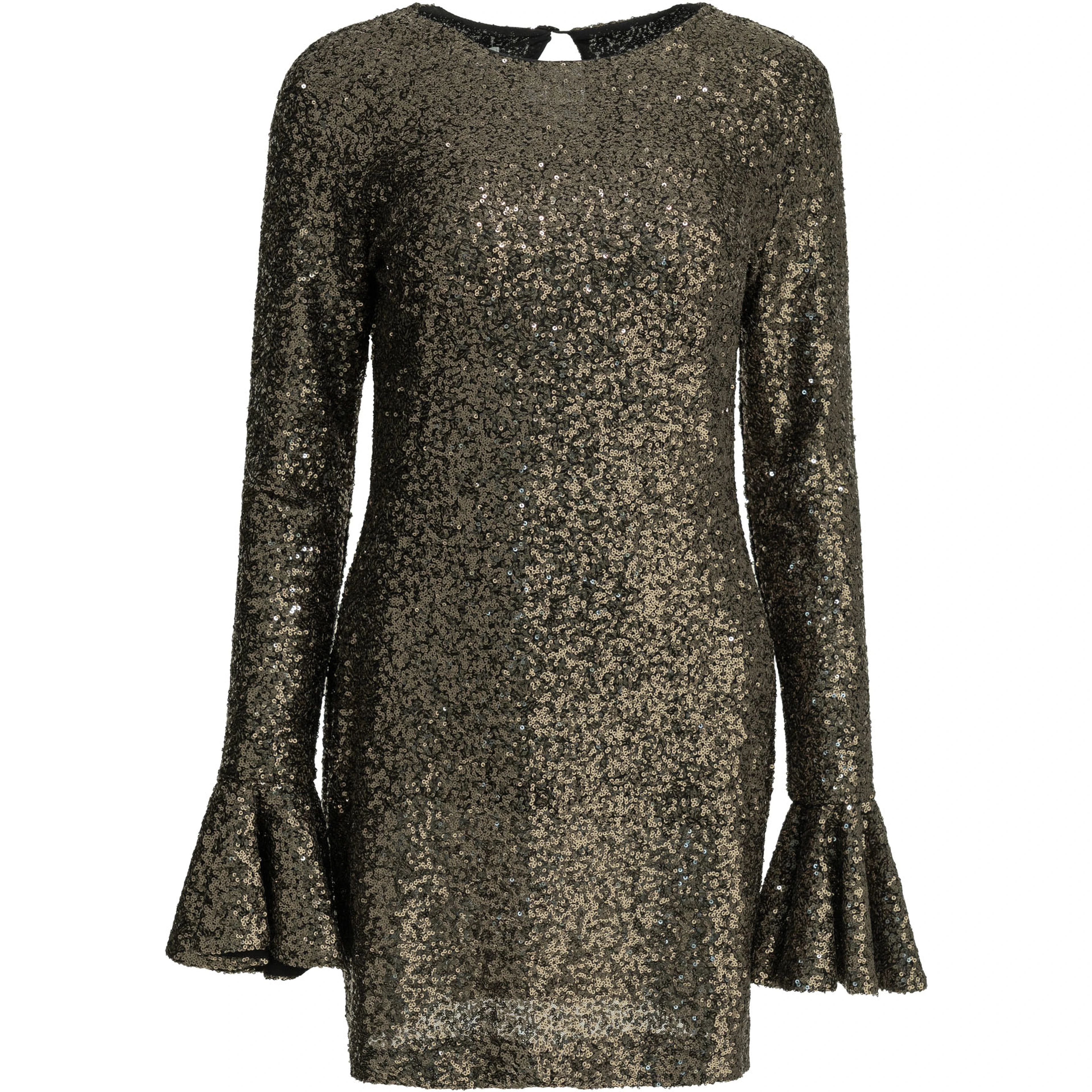 Short dress with sequins