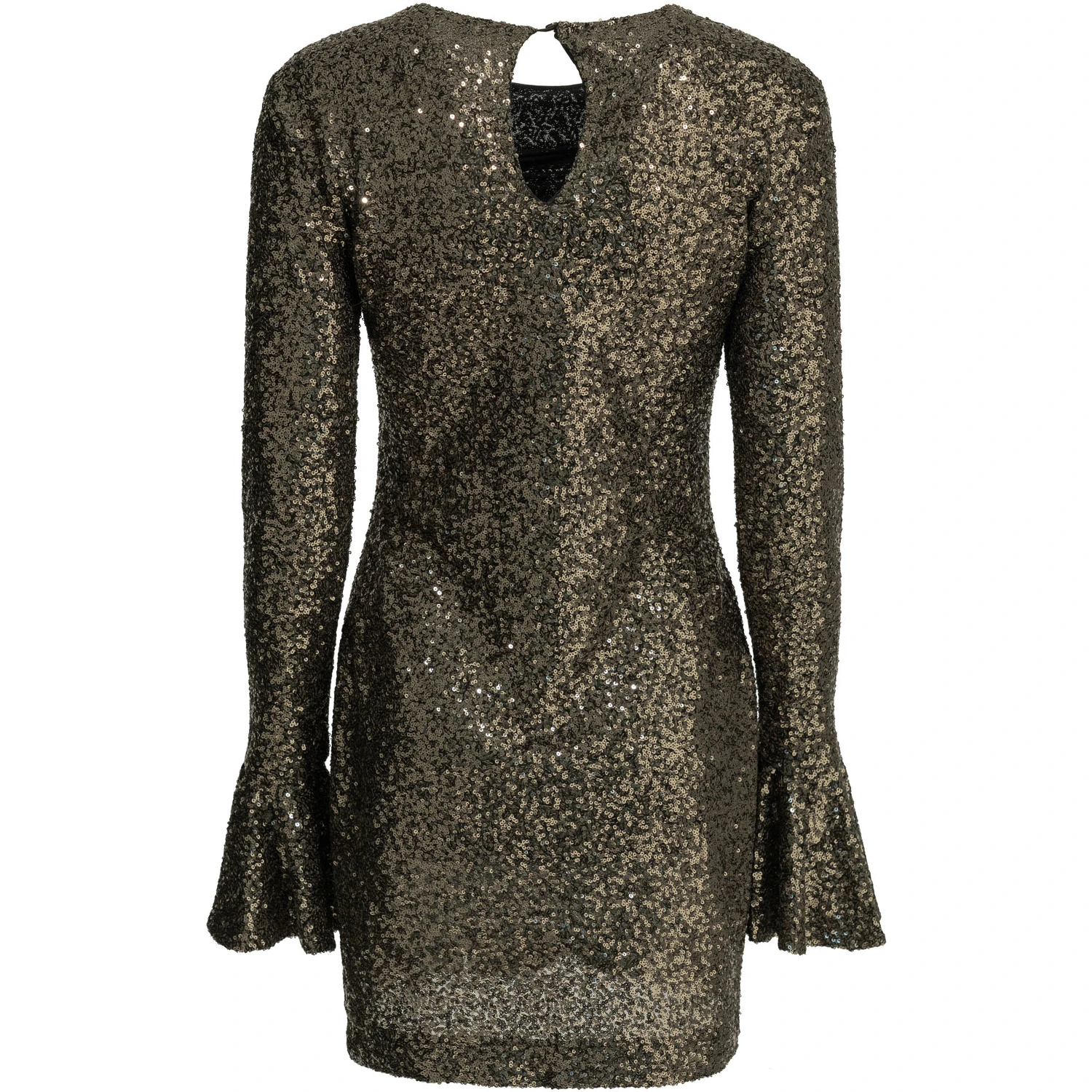 Short dress with sequins
