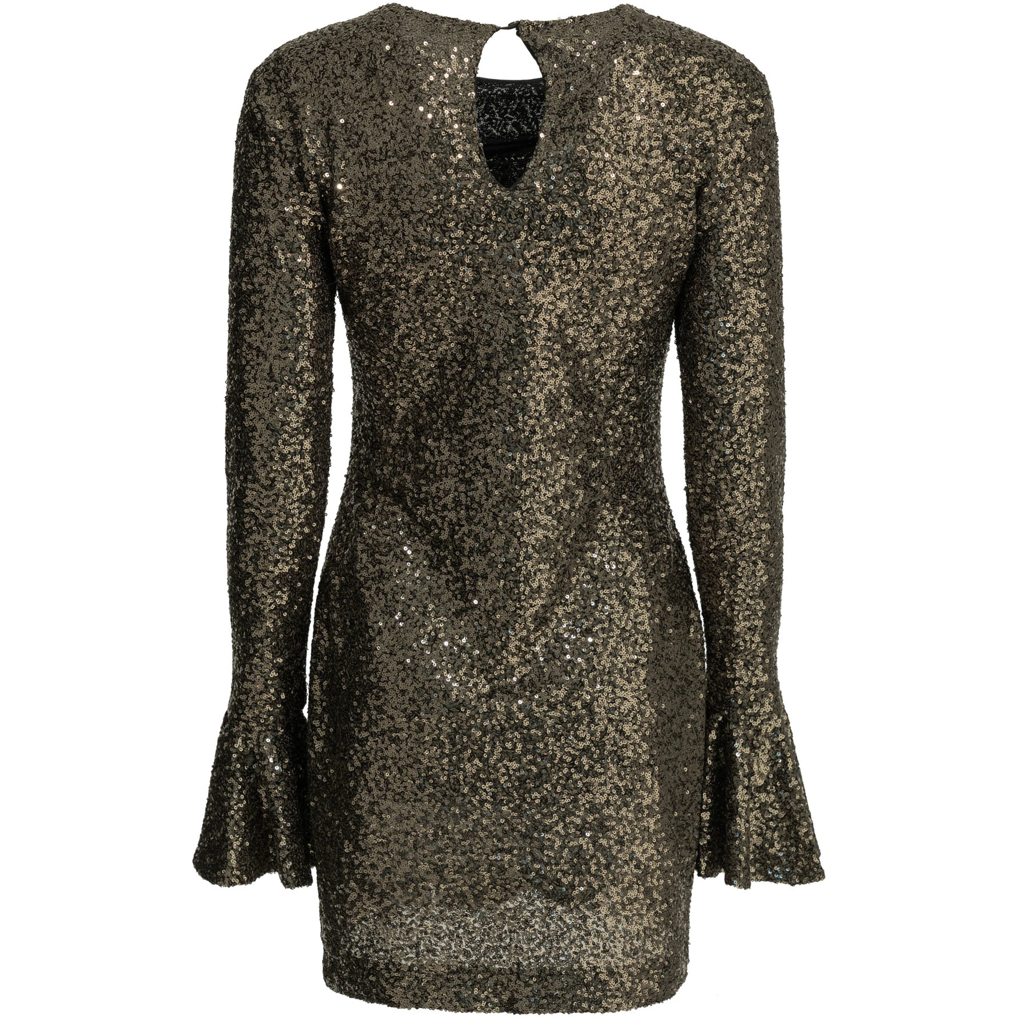 Short dress with sequins